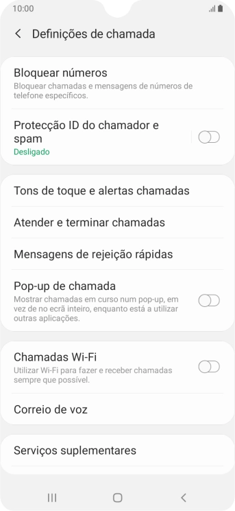 Prima Serviços suplementares.