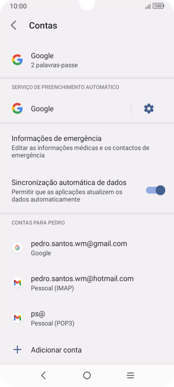 Prima a tecla de início para terminar e voltar ao ecrã inicial.