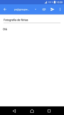 Prima o ícone de anexo.