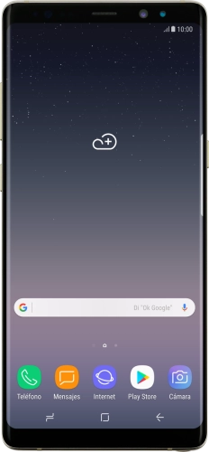 Imagen 1: Vista frontal del Samsung Galaxy Note8 - Black