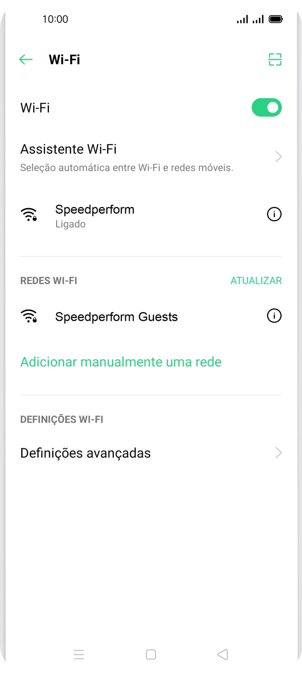 Prima a tecla de início para terminar e voltar ao ecrã inicial.