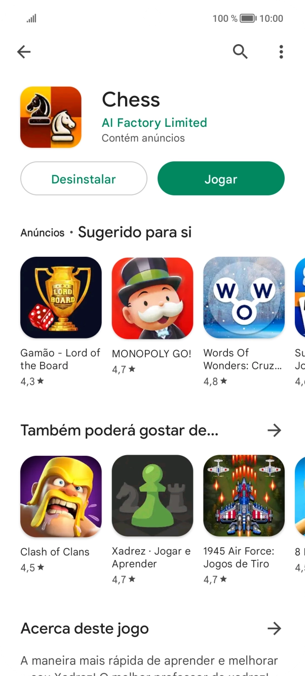 Para voltar ao ecrã inicial, deslize o dedo de baixo para cima a partir da base do ecrã.