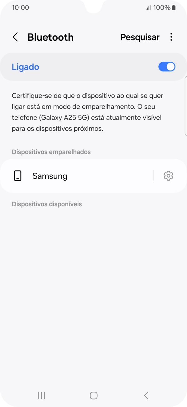 Prima a tecla de início para terminar e voltar ao ecrã inicial.