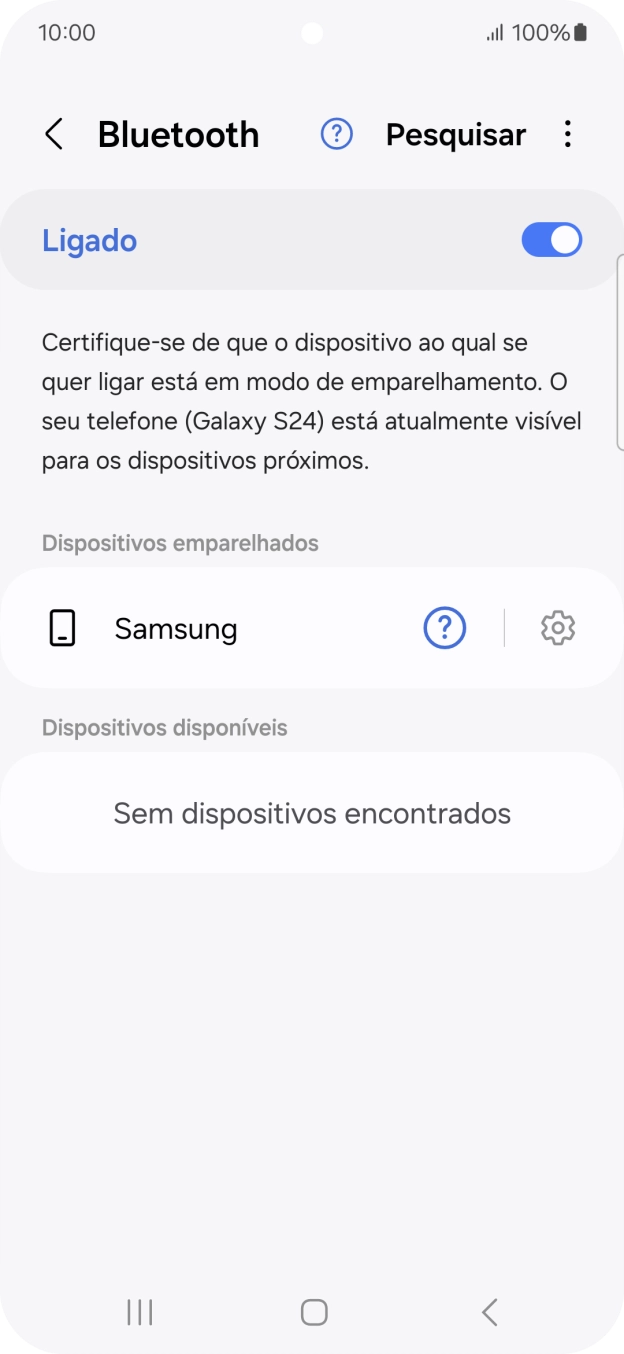 Prima a tecla de início para terminar e voltar ao ecrã inicial.