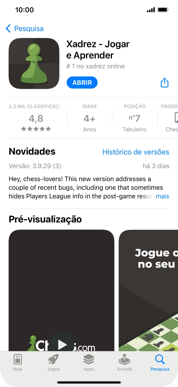 Para voltar ao ecrã inicial, deslize o dedo de baixo para cima a partir da base do ecrã.