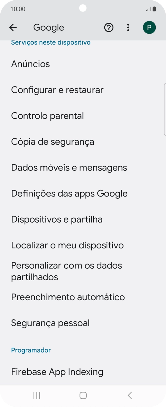 Prima Localizar o meu dispositivo.