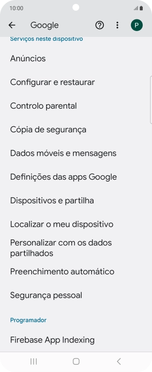 Prima Localizar o meu dispositivo.