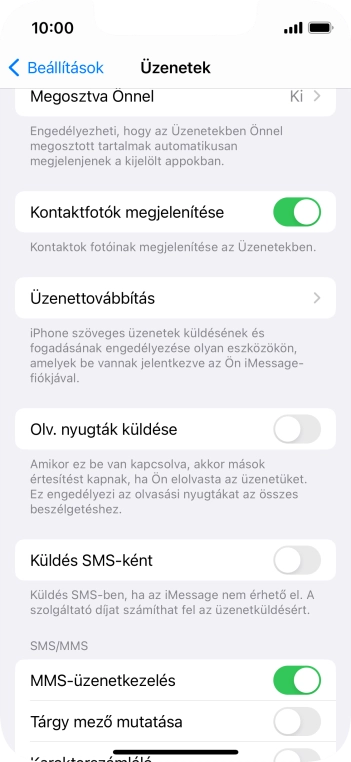 Húzd az ujjad felfelé a kijelző aljáról, hogy visszatérj a kezdőképernyőhöz.