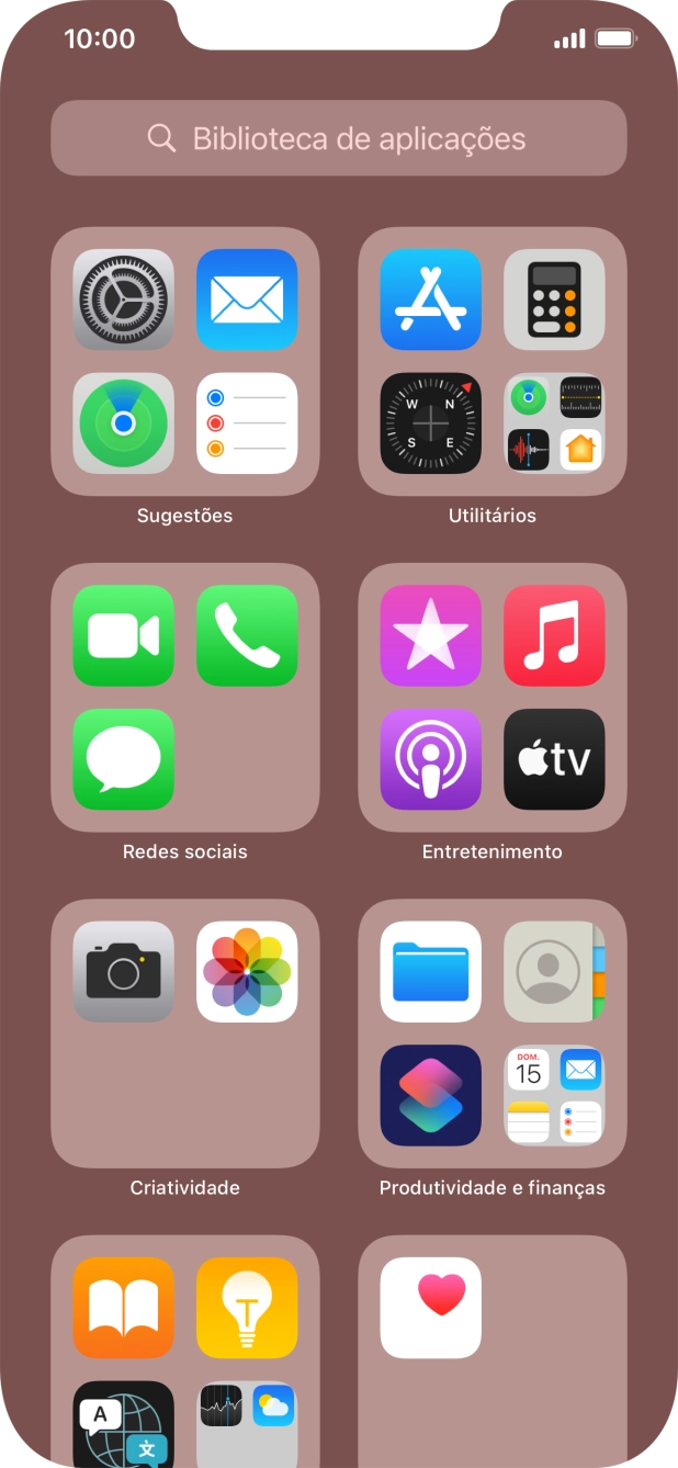 Prima a app pretendida.