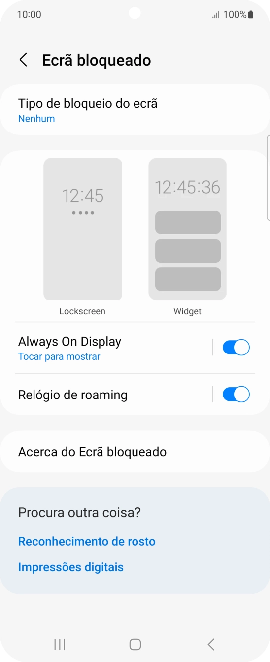 Prima a tecla de início para terminar e voltar ao ecrã inicial.