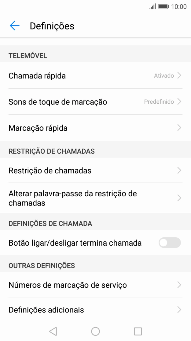 Prima Definições adicionais.