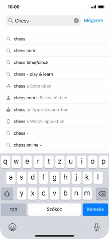 Válaszd a Keresés lehetőséget.