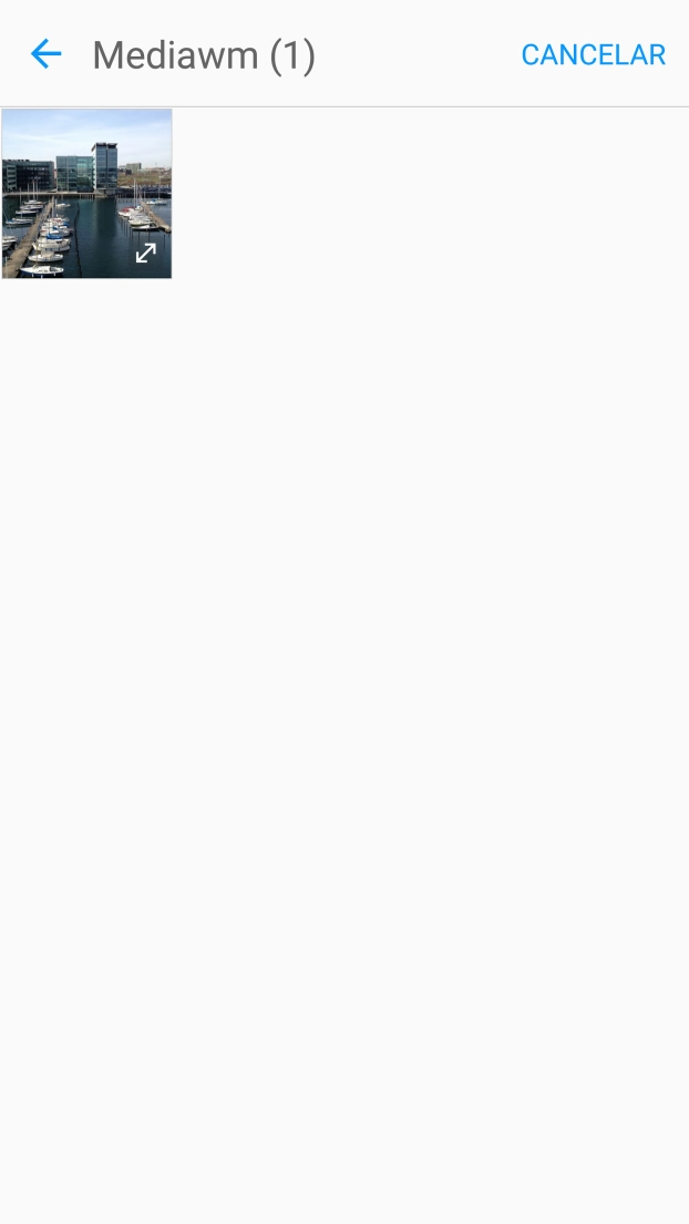 Prima a imagem pretendida.