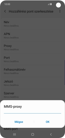Írd be azt, hogy 80.244.097.002, és válaszd az OK lehetőséget.