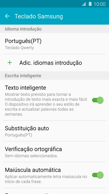 Prima Adic. idiomas introdução.