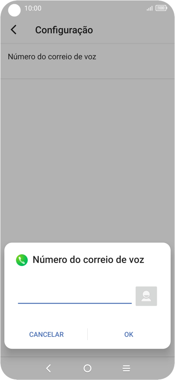 Introduza 123 e prima OK.