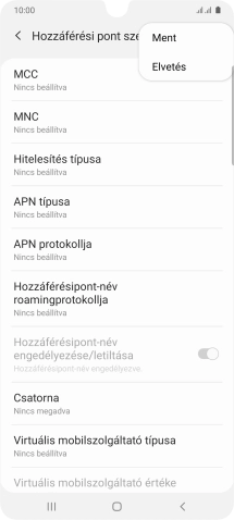 Válaszd a Ment lehetőséget.