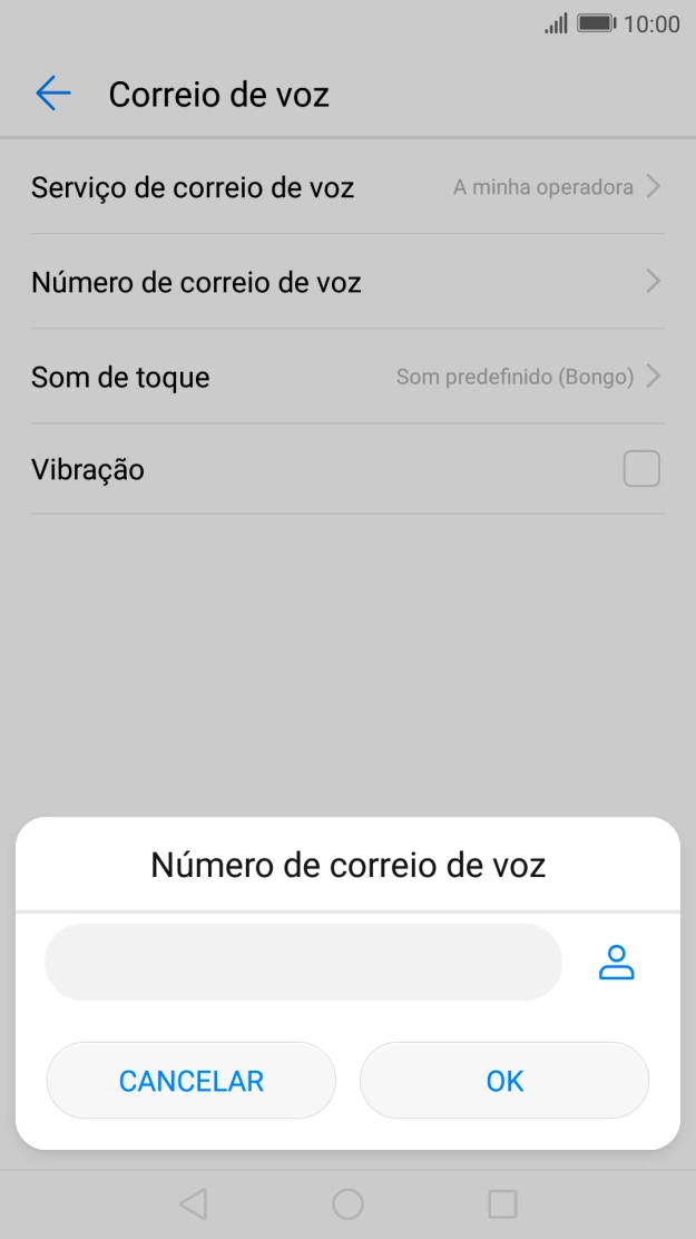 Introduza 123 e prima OK.