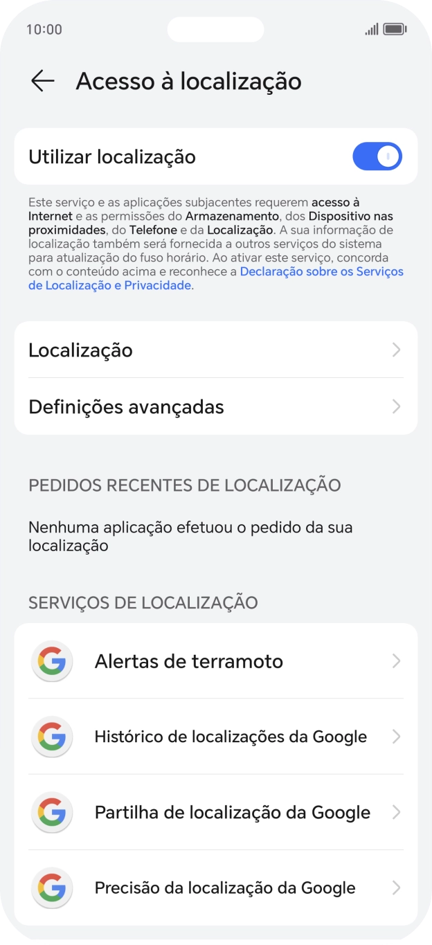 Prima Localização.