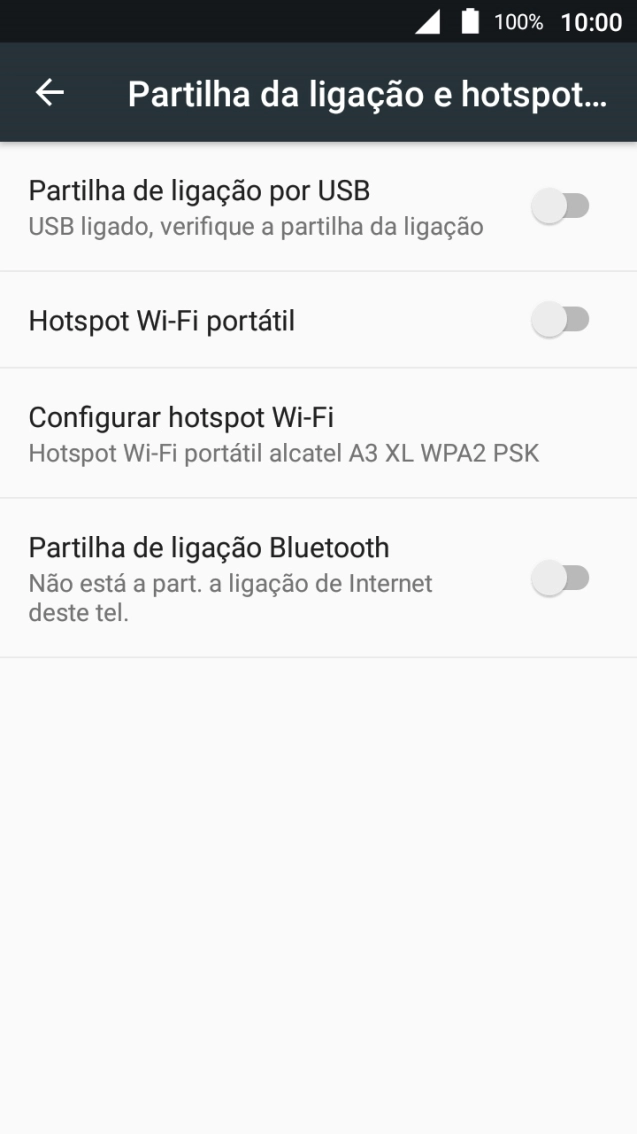 Prima Configurar hotspot Wi-Fi.