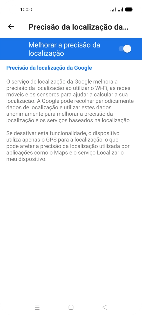 Se premir o indicador junto a 