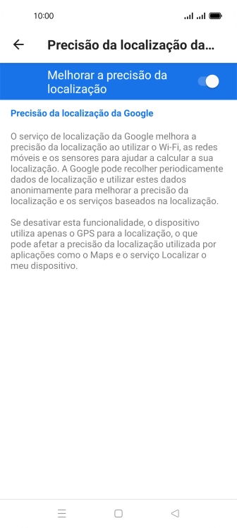 Se premir o indicador junto a 