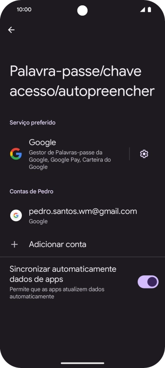 Para voltar ao ecrã inicial, deslize o dedo de baixo para cima a partir da base do ecrã.