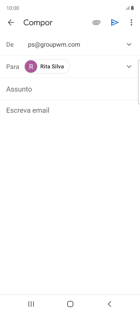 Prima Assunto e introduza o assunto pretendido.