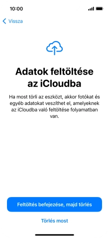 Válaszd ki a kívánt beállítást.