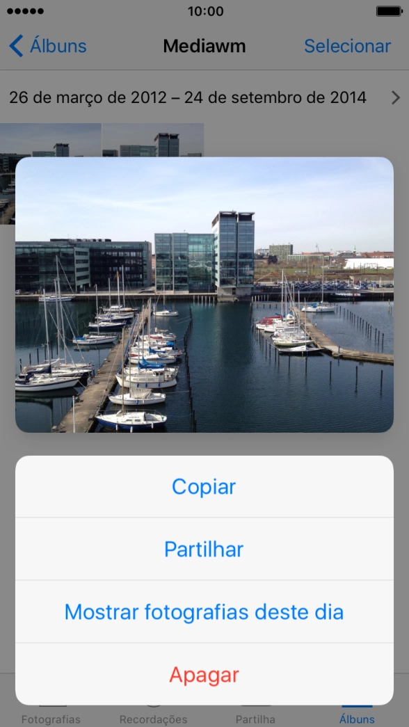 Prima a função pretendida e siga as indicações no ecrã para utilizar a função escolhida.