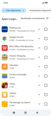 Prima a app pretendida.