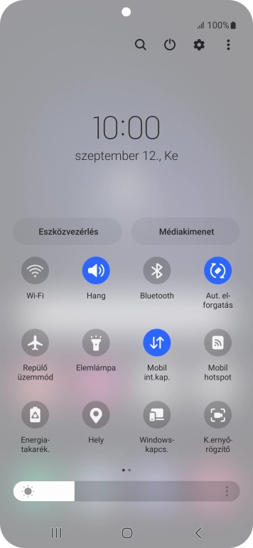 Kattints a beállítások ikonra.
