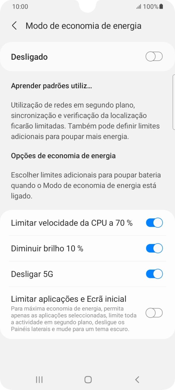 Prima os indicadores  junto das definições pretendidas.