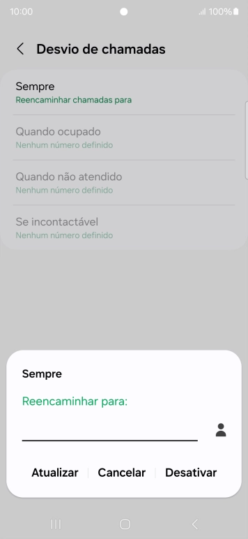 Prima Desativar.