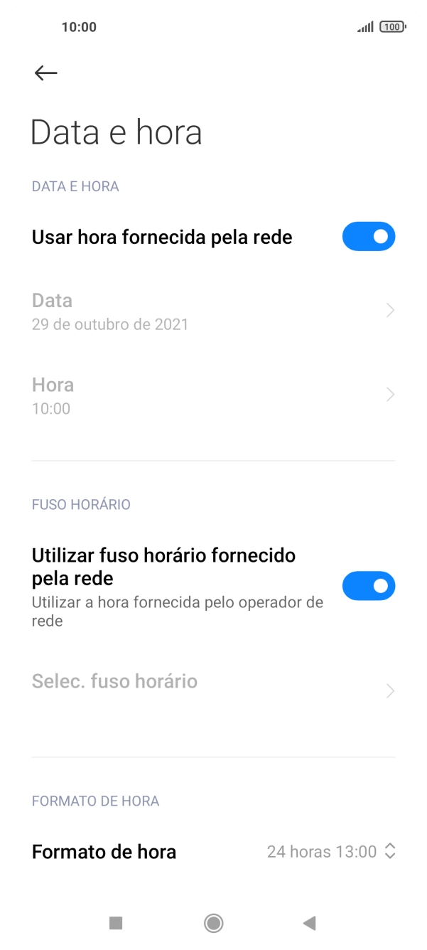 Prima a tecla de início para terminar e voltar ao ecrã inicial.