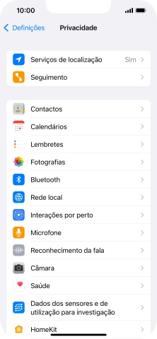 Prima Serviços de localização.