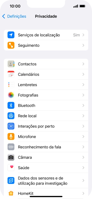 Prima Serviços de localização.