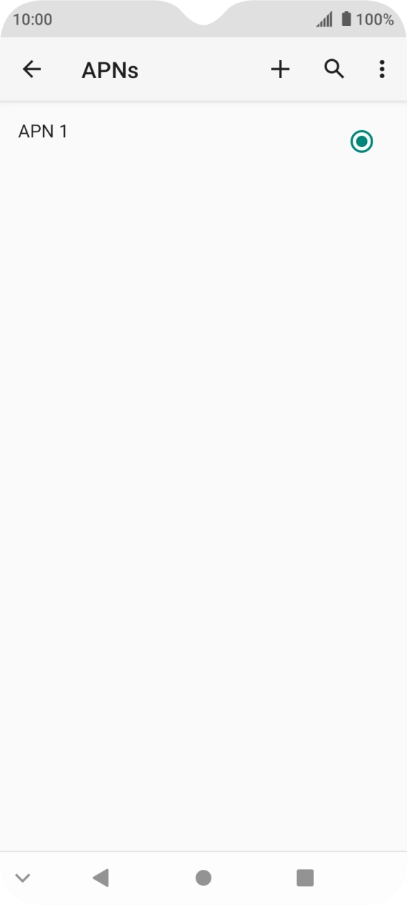 Prima o ícone de nova ligação de dados.