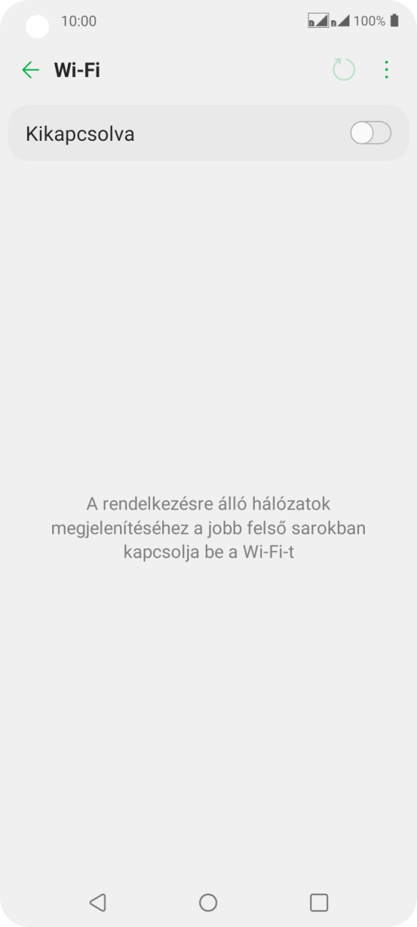 Kattints a csúszkára a funkció bekapcsolásához.