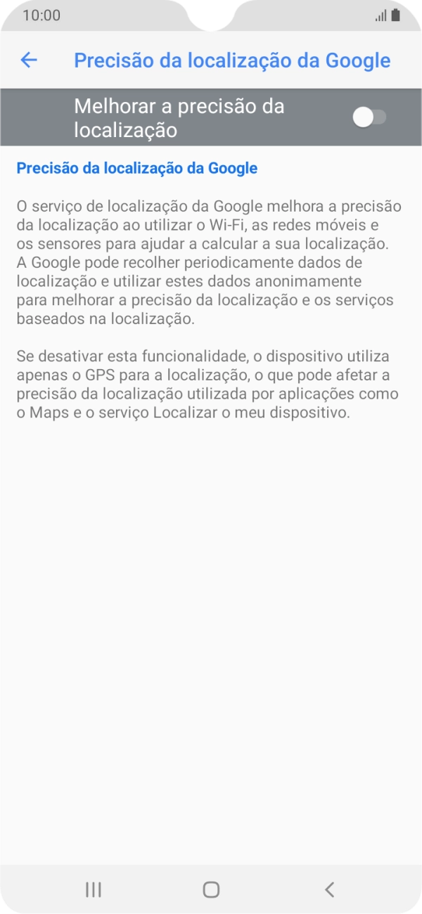 Se premir o indicador junto a 