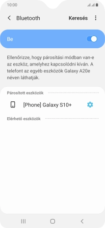 A befejezéshez, és ahhoz, hogy visszatérhess a főképernyőhöz, nyomd meg a főgombot.