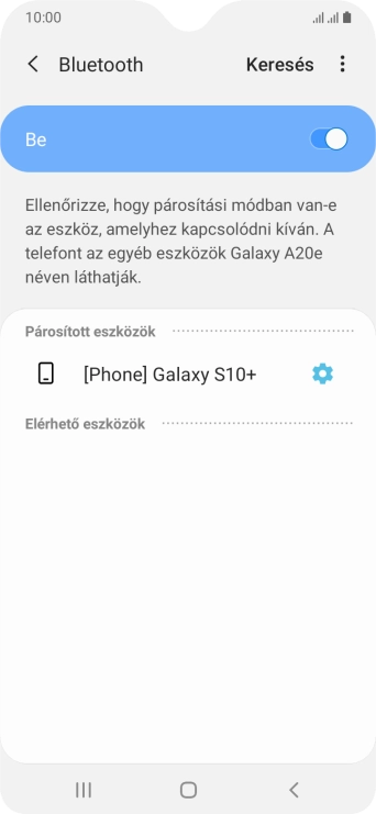 A befejezéshez, és ahhoz, hogy visszatérhess a főképernyőhöz, nyomd meg a főgombot.