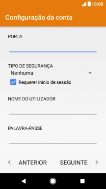 Prima a lista suspensa sob 