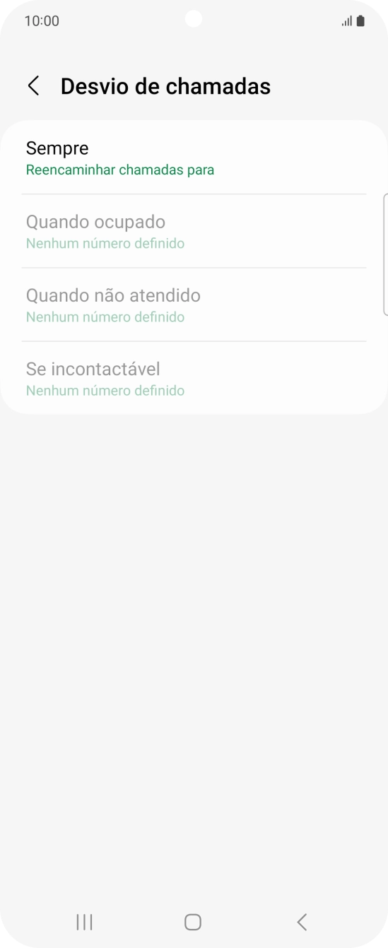 Prima a tecla de início para terminar e voltar ao ecrã inicial.