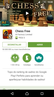 Prima a tecla de início para terminar e voltar ao ecrã inicial.