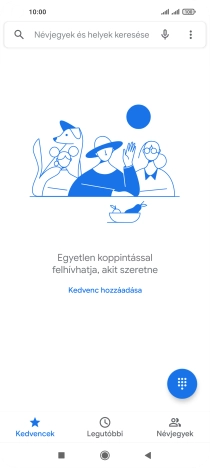 Kattints a menü ikonra.