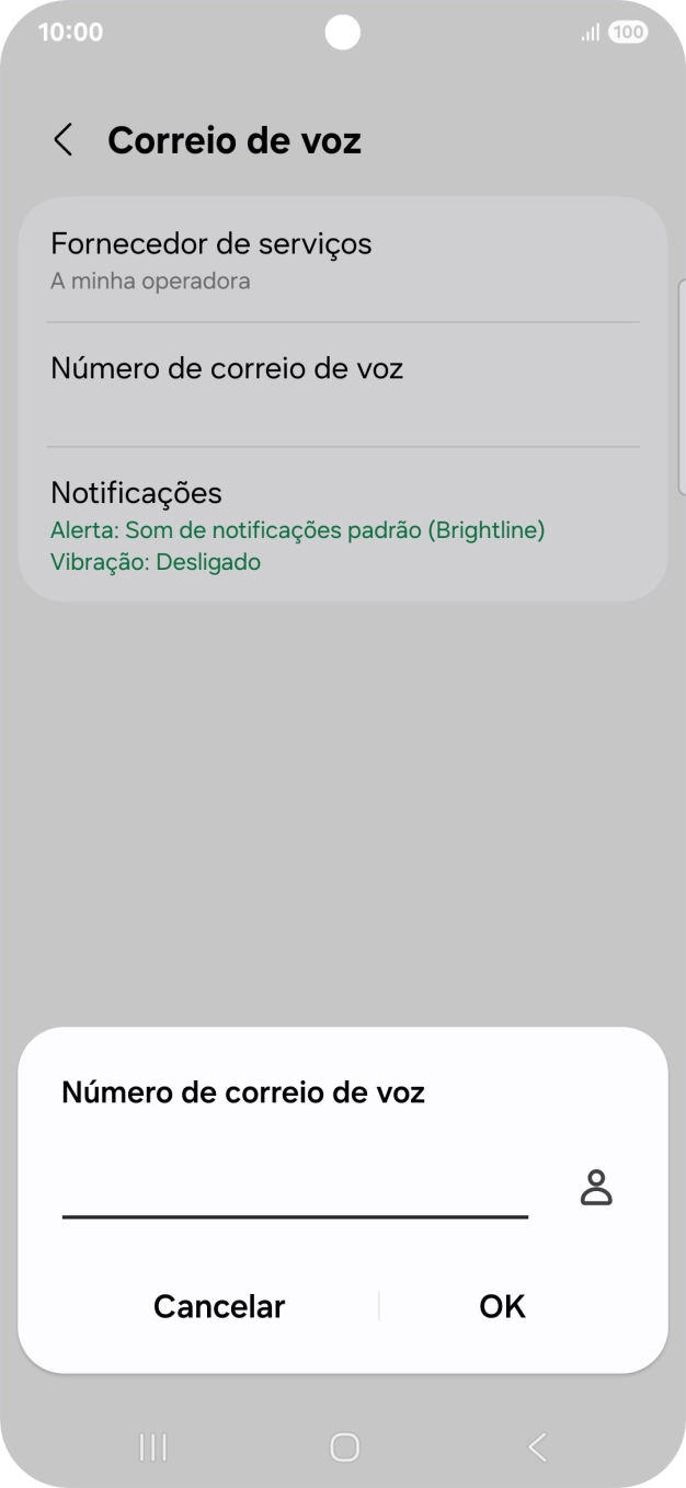 Introduza 123 e prima OK.