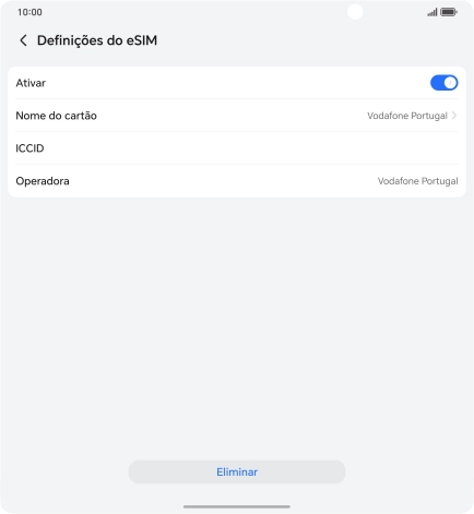 Para voltar ao ecrã inicial, deslize o dedo de baixo para cima a partir da base do ecrã.