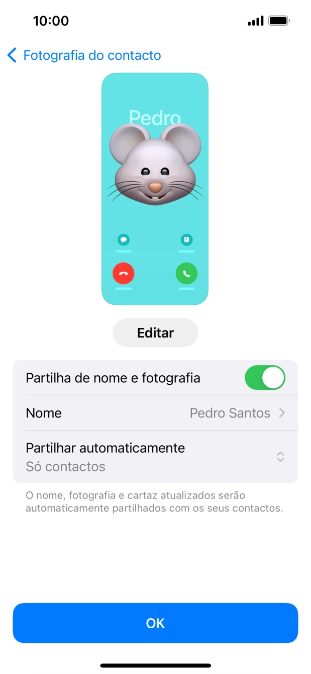 Prima o indicador junto a 