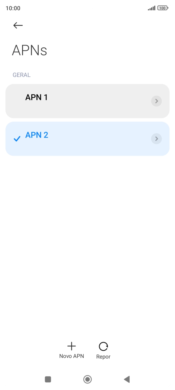 Prima a tecla de início para terminar e voltar ao ecrã inicial.